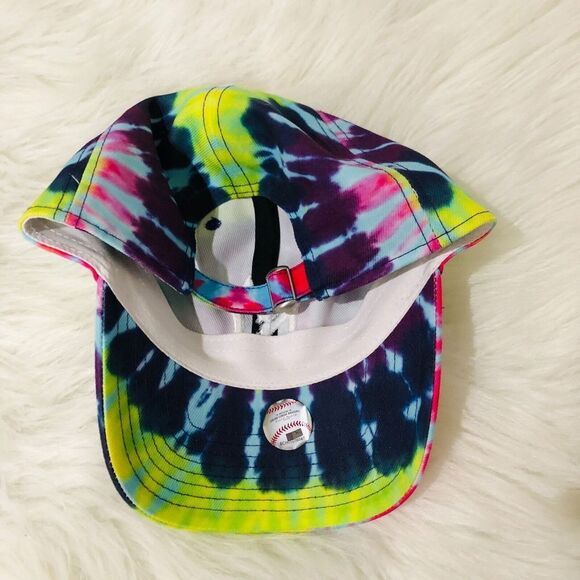 New Era Yankees CC Purple Tie Dye Men's Cap Casual Classic Adjustable NEW - Picture 6 of 7